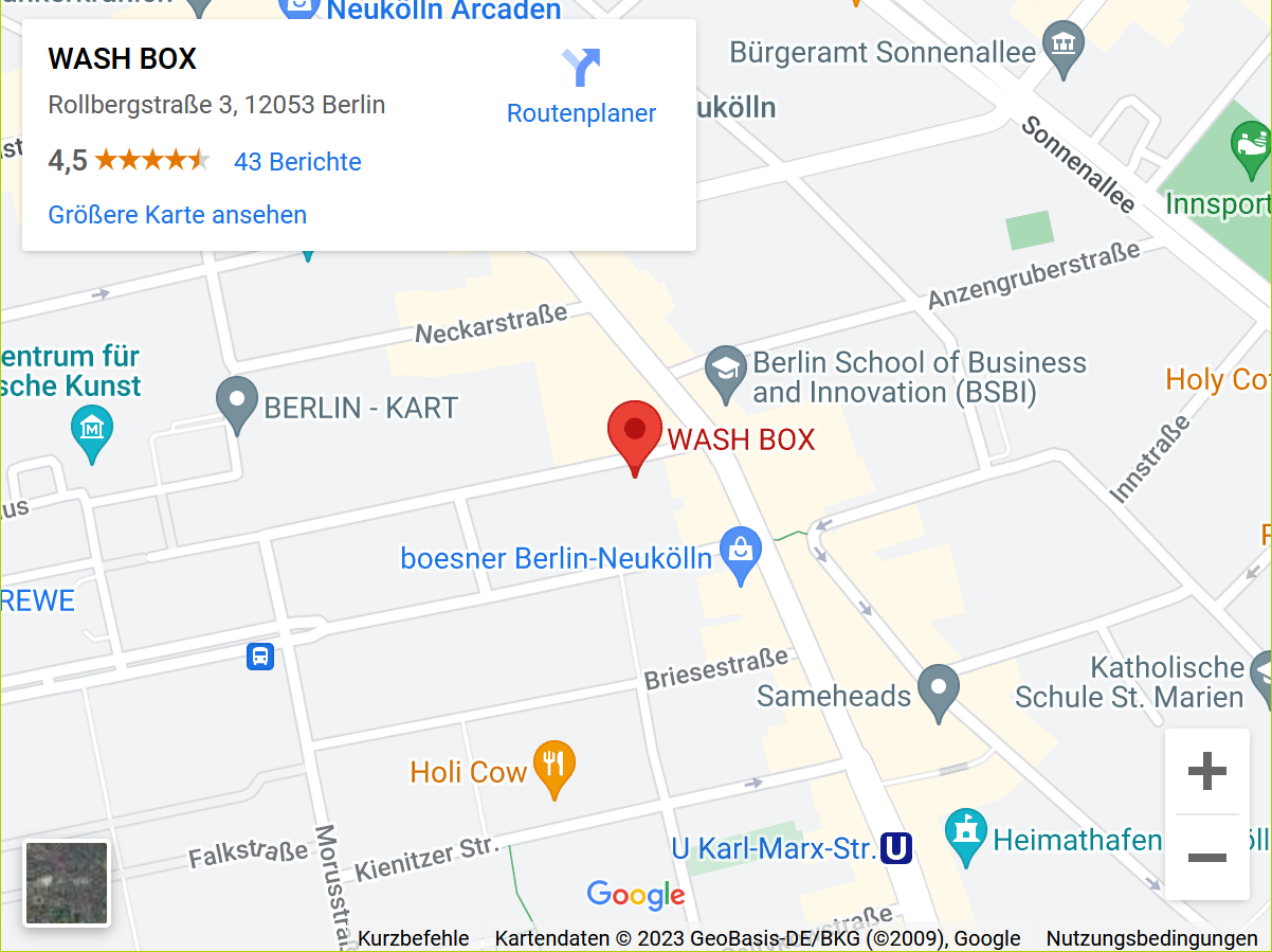 Google Maps Karte aktivieren